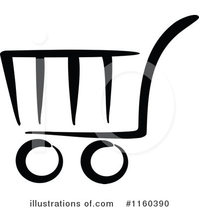 Royalty-Free (RF) Shopping Cart Clipart Illustration by Vector Tradition SM - Stock Sample #1160390