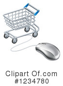 Shopping Cart Clipart #1234780 by AtStockIllustration