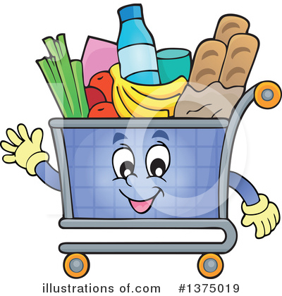 Shopping Cart Clipart #1375019 by visekart
