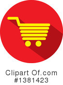 Shopping Cart Clipart #1381423 by ColorMagic