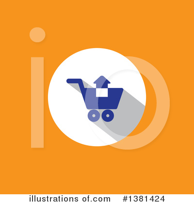 Cart Button Clipart #1381424 by ColorMagic