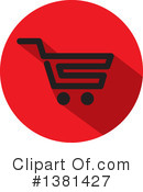 Shopping Cart Clipart #1381427 by ColorMagic
