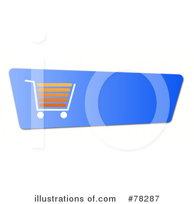Royalty-Free (RF) Shopping Cart Clipart Illustration by oboy - Stock Sample #78287