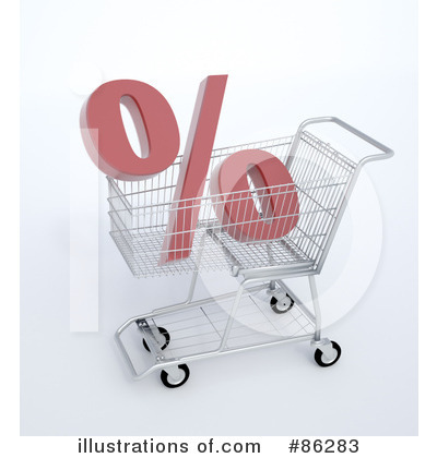 Royalty-Free (RF) Shopping Cart Clipart Illustration by Mopic - Stock Sample #86283