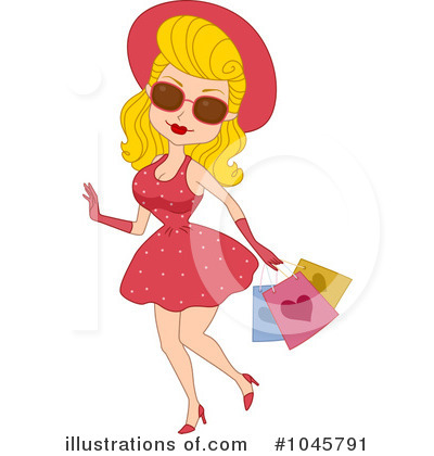 Royalty-Free (RF) Shopping Clipart Illustration by BNP Design Studio - Stock Sample #1045791