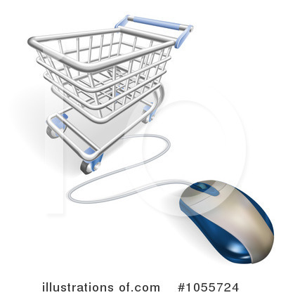 Royalty-Free (RF) Shopping Clipart Illustration by AtStockIllustration - Stock Sample #1055724