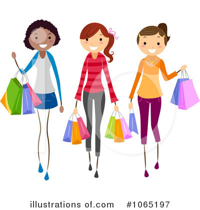 Royalty-Free (RF) Shopping Clipart Illustration by BNP Design Studio - Stock Sample #1065197