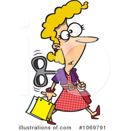 Shopping Clipart #1069791 by toonaday