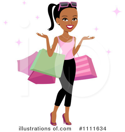 Royalty-Free (RF) Shopping Clipart Illustration by Monica - Stock Sample #1111634