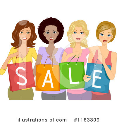 Royalty-Free (RF) Shopping Clipart Illustration by BNP Design Studio - Stock Sample #1163309