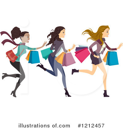 Royalty-Free (RF) Shopping Clipart Illustration by BNP Design Studio - Stock Sample #1212457