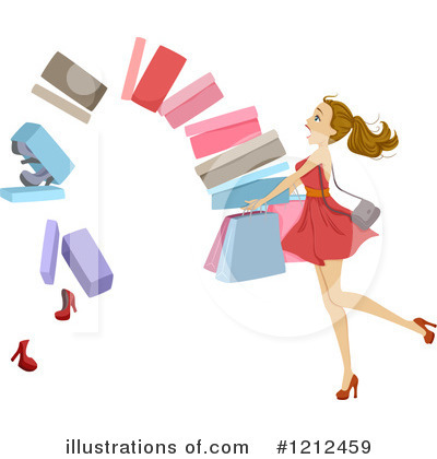 Royalty-Free (RF) Shopping Clipart Illustration by BNP Design Studio - Stock Sample #1212459
