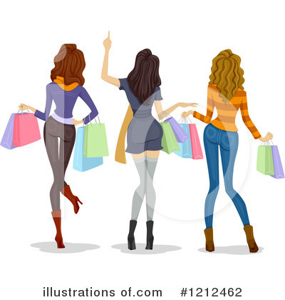 Royalty-Free (RF) Shopping Clipart Illustration by BNP Design Studio - Stock Sample #1212462