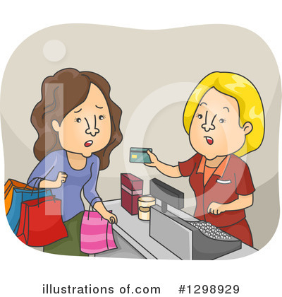 Royalty-Free (RF) Shopping Clipart Illustration by BNP Design Studio - Stock Sample #1298929