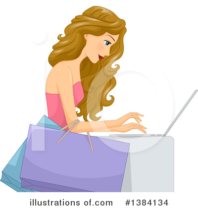 Royalty-Free (RF) Shopping Clipart Illustration by BNP Design Studio - Stock Sample #1384134