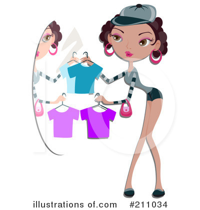 Royalty-Free (RF) Shopping Clipart Illustration by BNP Design Studio - Stock Sample #211034