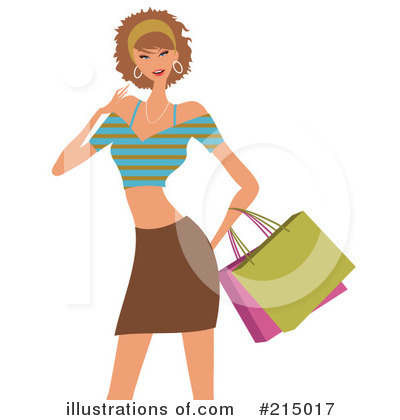 Royalty-Free (RF) Shopping Clipart Illustration by OnFocusMedia - Stock Sample #215017