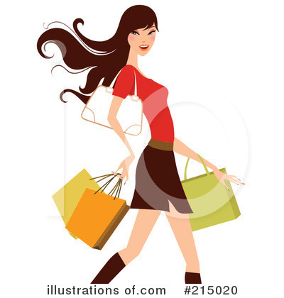 Royalty-Free (RF) Shopping Clipart Illustration by OnFocusMedia - Stock Sample #215020
