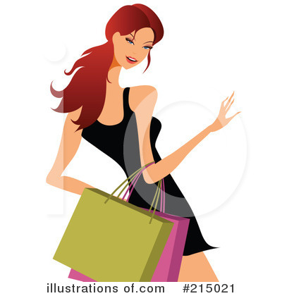 Royalty-Free (RF) Shopping Clipart Illustration by OnFocusMedia - Stock Sample #215021