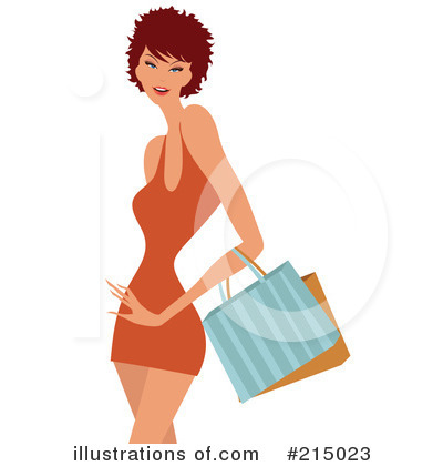 Royalty-Free (RF) Shopping Clipart Illustration by OnFocusMedia - Stock Sample #215023