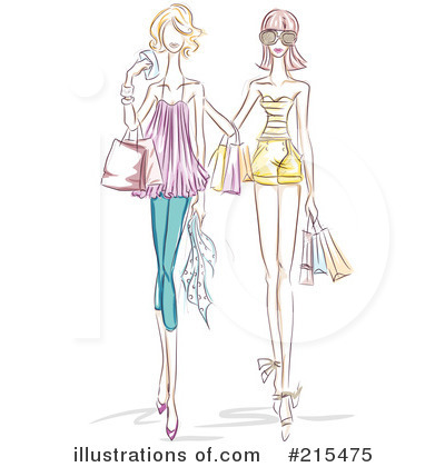 Royalty-Free (RF) Shopping Clipart Illustration by BNP Design Studio - Stock Sample #215475