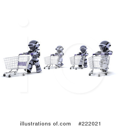 Royalty-Free (RF) Shopping Clipart Illustration by KJ Pargeter - Stock Sample #222021