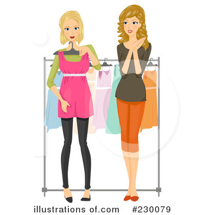 Royalty-Free (RF) Shopping Clipart Illustration by BNP Design Studio - Stock Sample #230079