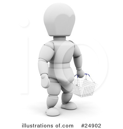 Royalty-Free (RF) Shopping Clipart Illustration by KJ Pargeter - Stock Sample #24902