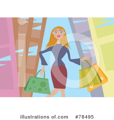 Royalty-Free (RF) Shopping Clipart Illustration by Prawny - Stock Sample #78495