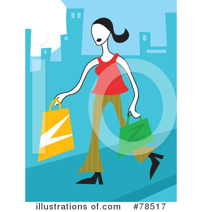 Royalty-Free (RF) Shopping Clipart Illustration by Prawny - Stock Sample #78517