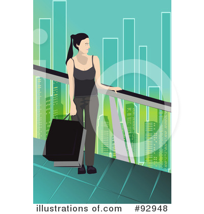 Royalty-Free (RF) Shopping Clipart Illustration by mayawizard101 - Stock Sample #92948