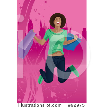 Royalty-Free (RF) Shopping Clipart Illustration by mayawizard101 - Stock Sample #92975