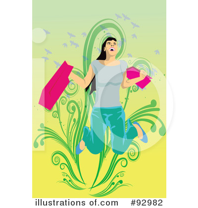 Royalty-Free (RF) Shopping Clipart Illustration by mayawizard101 - Stock Sample #92982