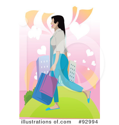 Royalty-Free (RF) Shopping Clipart Illustration by mayawizard101 - Stock Sample #92994