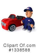 Short White Male Mechanic Clipart #1338588 by Julos