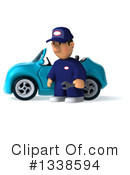 Short White Male Mechanic Clipart #1338594 by Julos