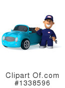 Short White Male Mechanic Clipart #1338596 by Julos