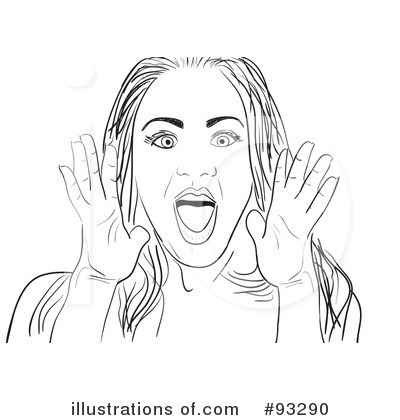 Royalty-Free (RF) Shouting Clipart Illustration by Arena Creative - Stock Sample #93290