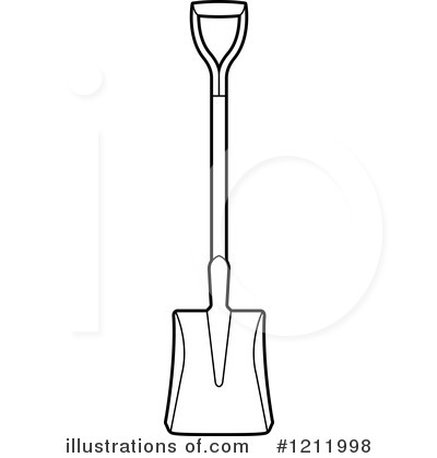 Royalty-Free (RF) Shovel Clipart Illustration by Lal Perera - Stock Sample #1211998