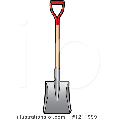 Royalty-Free (RF) Shovel Clipart Illustration by Lal Perera - Stock Sample #1211999