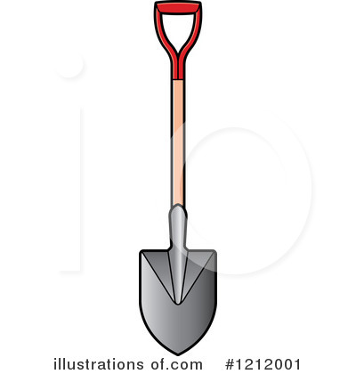 Royalty-Free (RF) Shovel Clipart Illustration by Lal Perera - Stock Sample #1212001