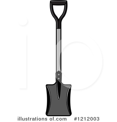 Royalty-Free (RF) Shovel Clipart Illustration by Lal Perera - Stock Sample #1212003