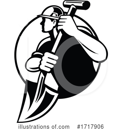 Royalty-Free (RF) Shovel Clipart Illustration by patrimonio - Stock Sample #1717906