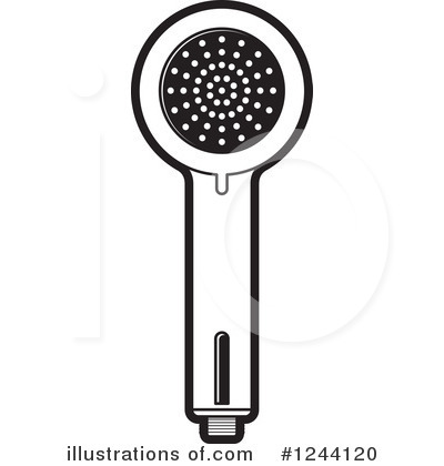 Royalty-Free (RF) Shower Clipart Illustration by Lal Perera - Stock Sample #1244120