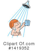 Shower Clipart #1419352 by Johnny Sajem