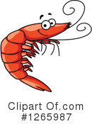 Shrimp Clipart #1265987 by Vector Tradition SM