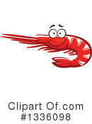 Shrimp Clipart #1336098 by Vector Tradition SM