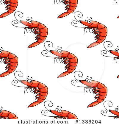 Royalty-Free (RF) Shrimp Clipart Illustration by Vector Tradition SM - Stock Sample #1336204