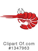 Shrimp Clipart #1347963 by Vector Tradition SM