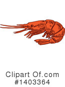 Shrimp Clipart #1403364 by Vector Tradition SM